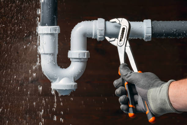 Professional Drain Cleaning technician working in Brookline, NH